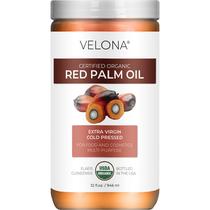 Óleo de palma velona, certificado pelo USDA, orgânico, 946 ml, extra virgem