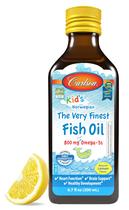Óleo de peixe Carlson Kid's The Very Finest 200 ml de ômega-3