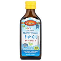 Óleo de Peixe Carlson Kid's The Very Finest - 200ml com 800mg de Ômega-3