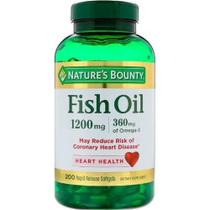 Oleo De Peixe Fish Oil Natures Bounty 1200 Mg 200 Cáps Omega