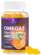 Óleo de peixe Omega-3 Nature's Nutrition 60 unidades Óleo de peixe Omega-3 Nature's Nutrition 60 unidades