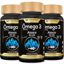 Oleo De Peixe Omega 3 Puro Concentrado Importado 1450Mg 3X - HF Suplements