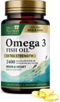 Óleo de Peixe Omega 3 Tripla Força 1200 mg Cápsulas Gelatinosas 60 ct Óleo de Peixe Omega 3 Tripla Força 1200 mg Cápsulas Gelatinosas 60 ct