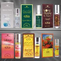 Óleo de perfume Al-Rehab Premium Collection 6 ml Saat Safa, Dehn Al Oud, almíscar branco, Love Apple, Sabaya e Bakhour