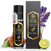 Óleo de perfume Infuse Allurè Premium Pheromones para homens 10mL Óleo de perfume Infuse Allurè Premium Pheromones para homens 10mL