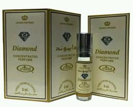 Óleo de perfume Roll-On Diamond de 6 ml para homens e mulheres, pacote com 6