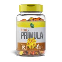Óleo de Prímula 1000mg 60 Cápsulas Suplemento Natural para Equilíbrio Feminino, Pele