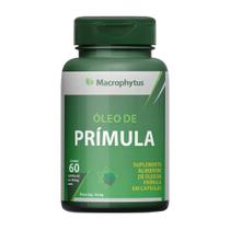 Óleo de Prímula 760mg Ácido Gama-Linolênico Ômega 6 Equilibrio Hormonal 60 Cápsulas Macrophytus