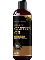 Óleo de Rícino Brooklyn Botany 100% Orgânico (240ml) - Para Crescimento Capilar