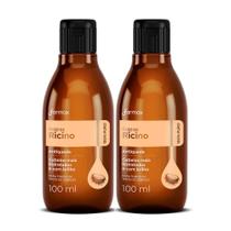 Óleo de Rícino Capilar Farmax 100% Puro 100ml Kit com duas unidades