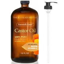 Óleo de Rícino Essentially KateS 473ml com Biotina e Vitamina E Óleo de Rícino Essentially KateS 473ml com Biotina e Vitamina E