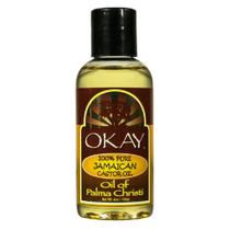 Óleo de rícino Okay Jamaican 120ml para crescimento de cabelo e cuidados com a pele Óleo de rícino Okay Jamaican 120ml para crescimento de cabelo e cuidados com a pele