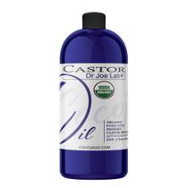 Óleo de Rícino Orgânico Dr Joe Lab 946ml Certificado USDA