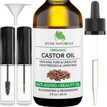 Óleo de Rícino Orgânico Jeune Naturelle - Prensado a Frio - 60ml