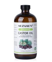 Óleo de Rícino Orgânico Muzamox 473ml - Prensado a Frio Sem Hexano