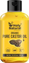 Óleo de Rícino Orgânico Puro Holy Natural - 300ml - Prensado a Frio