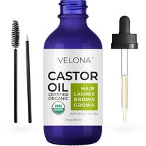 Óleo de Rícino Orgânico Velona (60ml) - Certificado USDA