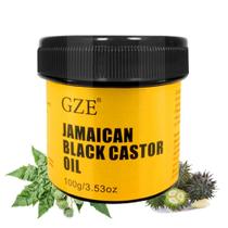 Óleo de rícino preto GZE para crescimento capilar e hidratação da pele 100mL