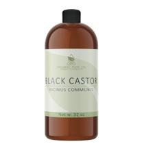 Óleo de rícino preto jamaicano 32mL 100% puro orgânico prensado a frio