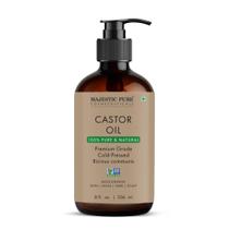 Óleo de rícino puro Majestic com frasco de vidro 100% puro e natural de qualidade premium, prensado a frio, sem hexano Cabelo, cílios, sobrancelhas, unhas Hidratante e nutritivo 8 fl oz Óleo de rícino puro Majestic com frasco de vidro 100% puro e natural de qualidade premium, prensado a frio, sem hexano Cabelo, cílios, sobrancelhas, unhas Hidratante e nutritivo 8 fl oz