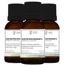 Óleo de Rosa Mosqueta com blend essncial anti manchas 30 ml - Kit com 3 - CPC CASA PET CLEAN