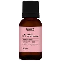 óleo de rosa mosqueta natural 100% puro trata cicatrizes queloide estrias em gestantes 30ml - Farmax