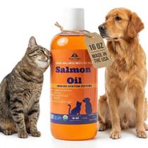 Óleo de Salmão Peak Pawz 475 ml Suplemento de Ômega-3 para Pets