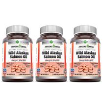Óleo de Salmão Selvagem do Alasca Amazing Omega - 2000mg