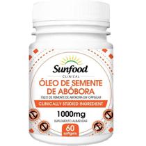 Óleo de Semente de Abóbora 1000 mg 60 Softgels Sunfood