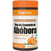 Óleo de Semente de Abóbora 1000mg Com Vitamina E 60 Cápsulas Fitoprime