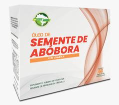 Óleo de Semente de Abóbora com Vitamina E 1000mg 60 Cápsulas Extrato Verde