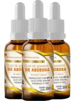 Óleo De Semente De Abóbora Em Gotas Flora Nativa 3 X 30ml