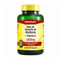 Óleo de Semente de Abóbora + Vitamina E 60 Cápsulas - MaxiNutri Óleo de Semente de Abóbora + Vitamina E 60 Cápsulas - MaxiNutri