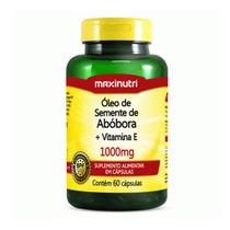 Óleo de Semente de Abóbora + Vitamina E 60 Cápsulas - MaxiNutri