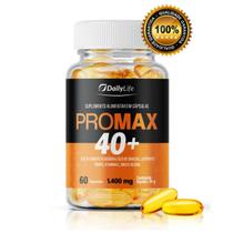 Oleo de Semente de Abobora, Vitamina E, Zinco, Selênio e Licopeno de Tomate 60 Cápsulas, Sem Glúten para Homens 1400mg DailyLife