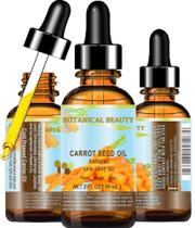 Óleo de semente de cenoura Carrier Oil Botanical Beauty 60 ml 100% natural