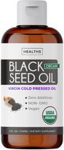 Óleo de semente de cominho preto Health Harmony Organic 240 ml prensado a frio Óleo de semente de cominho preto Health Harmony Organic 240 ml prensado a frio
