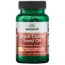 Óleo de semente de cominho preto Swanson 500 mg 60 cápsulas vegetais líquidas