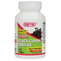 Óleo de semente de cominho preto vegano 90 cápsulas da Deva Vegan Vitamins (pacote com 4)