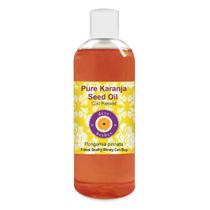 Óleo de semente de Karanja puro dève herbes Pongamia pinnata 200 ml Óleo de semente de Karanja puro dève herbes Pongamia pinnata 200 ml
