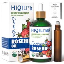 Óleo de semente de rosa mosqueta HIQILI 100ml/3,38 fl oz orgânico para rosto Óleo de semente de rosa mosqueta HIQILI 100ml/3,38 fl oz orgânico para rosto