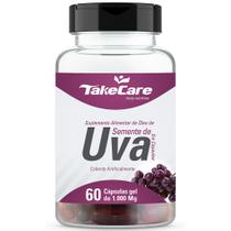 Óleo de semente de uva 60 capsulas gel 1000mg antioxidante - take care Óleo de semente de uva 60 capsulas gel 1000mg antioxidante - take care