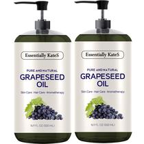 Óleo de semente de uva essencialmente Kates 1L (2 x 500mL) 100% puro Óleo de semente de uva essencialmente Kates 1L (2 x 500mL) 100% puro