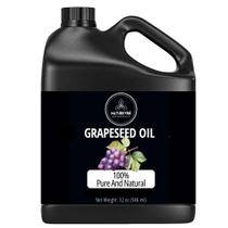 Óleo de semente de uva Naturevibe Botanicals 100% puro 946 ml Óleo de semente de uva Naturevibe Botanicals 100% puro 946 ml
