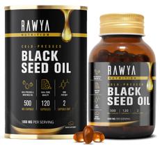 Óleo de Semente Preta em Cápsulas Softgel RAWYA 500 mg 120 Cápsulas Halal Óleo de Semente Preta em Cápsulas Softgel RAWYA 500 mg 120 Cápsulas Halal