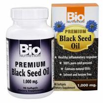 Óleo de semente preta premium 90 cápsulas gelatinosas da Bio Nutrition Inc (pacote com 4)