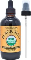 Óleo de semente preta Prime Natural 120 ml prensado a frio não refinado Óleo de semente preta Prime Natural 120 ml prensado a frio não refinado