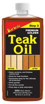 Óleo de teca STAR BRITE Premium Golden 473ml para madeira ao ar livre Óleo de teca STAR BRITE Premium Golden 473ml para madeira ao ar livre
