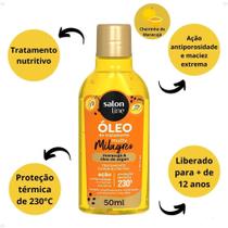 Óleo De Tratamento Multy Milagres Maracujá 50ml Salon Line