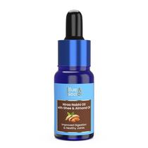 Óleo de umbigo, néctar azul Ayurveda Nabhi com ghee e amêndoa, 10 ml